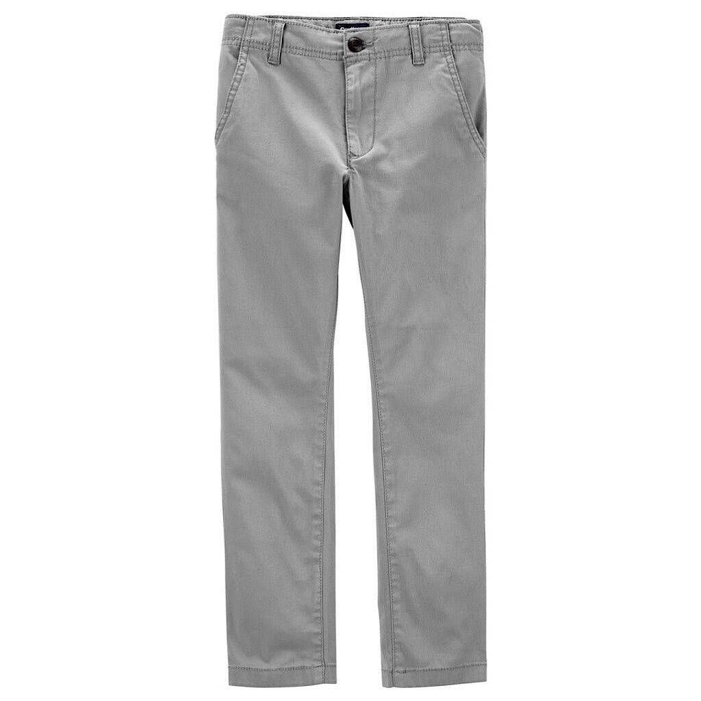 Pantalón de Sarga Oshkosh gris niño - JORHELITOS - JORHELITOS