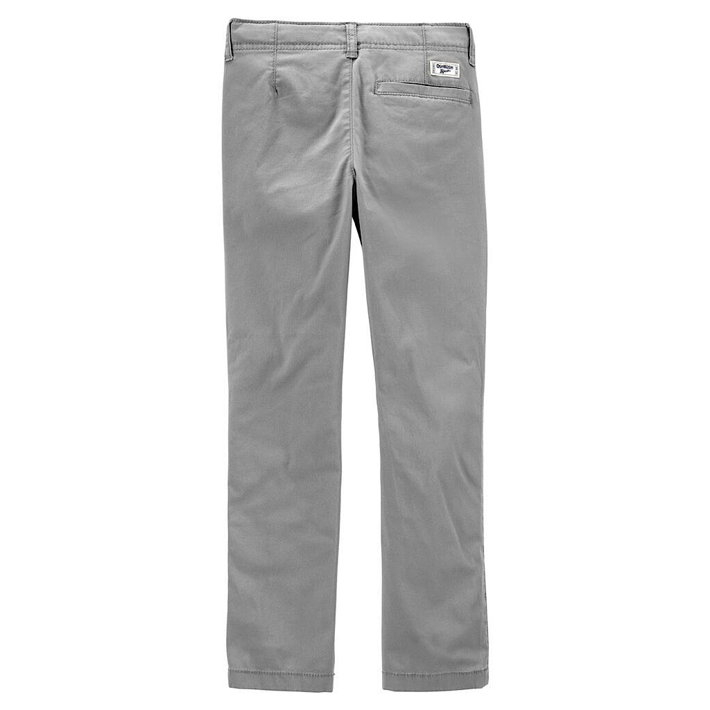 Pantalón de Sarga Oshkosh gris niño - JORHELITOS - JORHELITOS