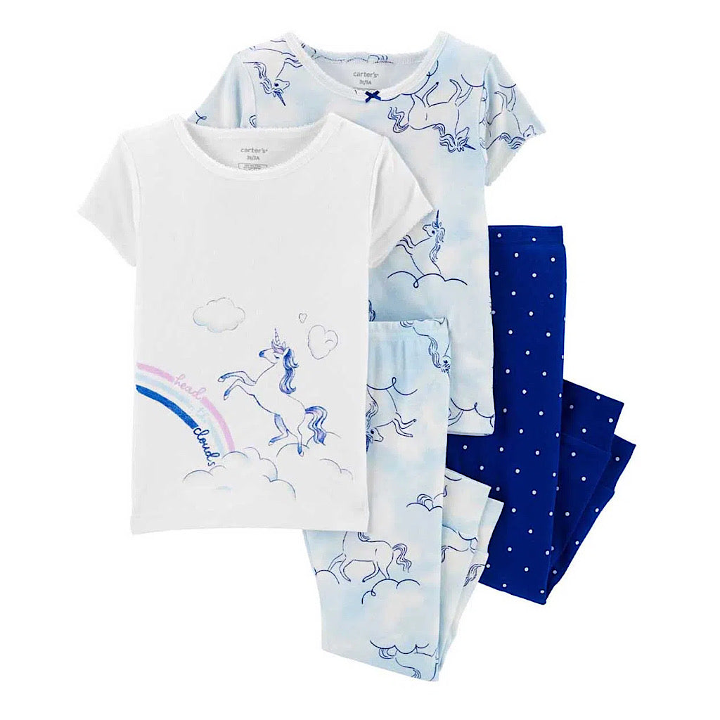 Set de Pijama Carter’s unicornio niña preescolar - JORHELITOS - JORHELITOS