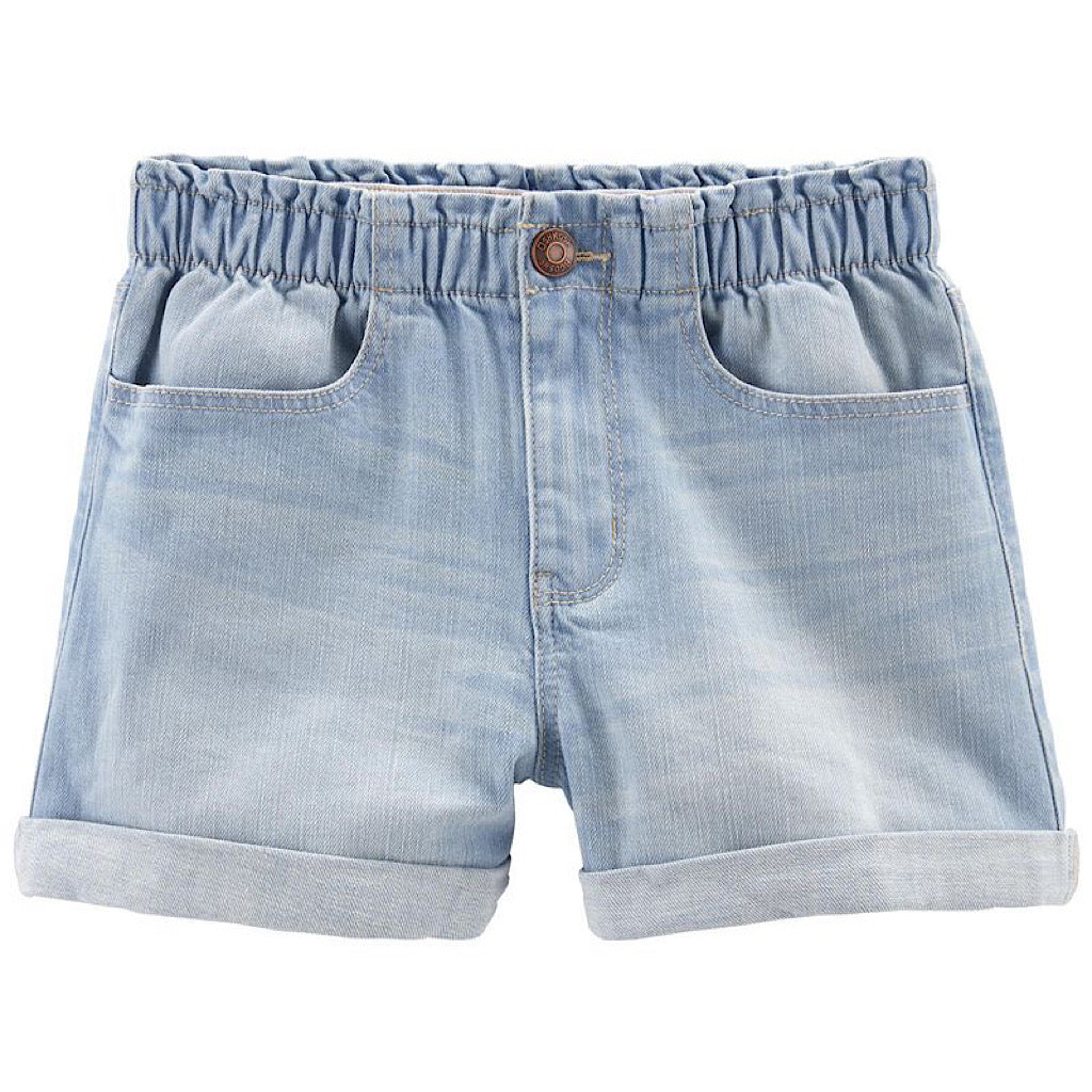 Short Oshkosh mezclilla claro para niña - JORHELITOS - JORHELITOS