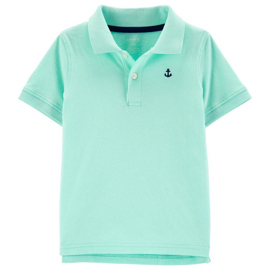 Playera Carter’s tipo polo menta niño preescolar - JORHELITOS - JORHELITOS