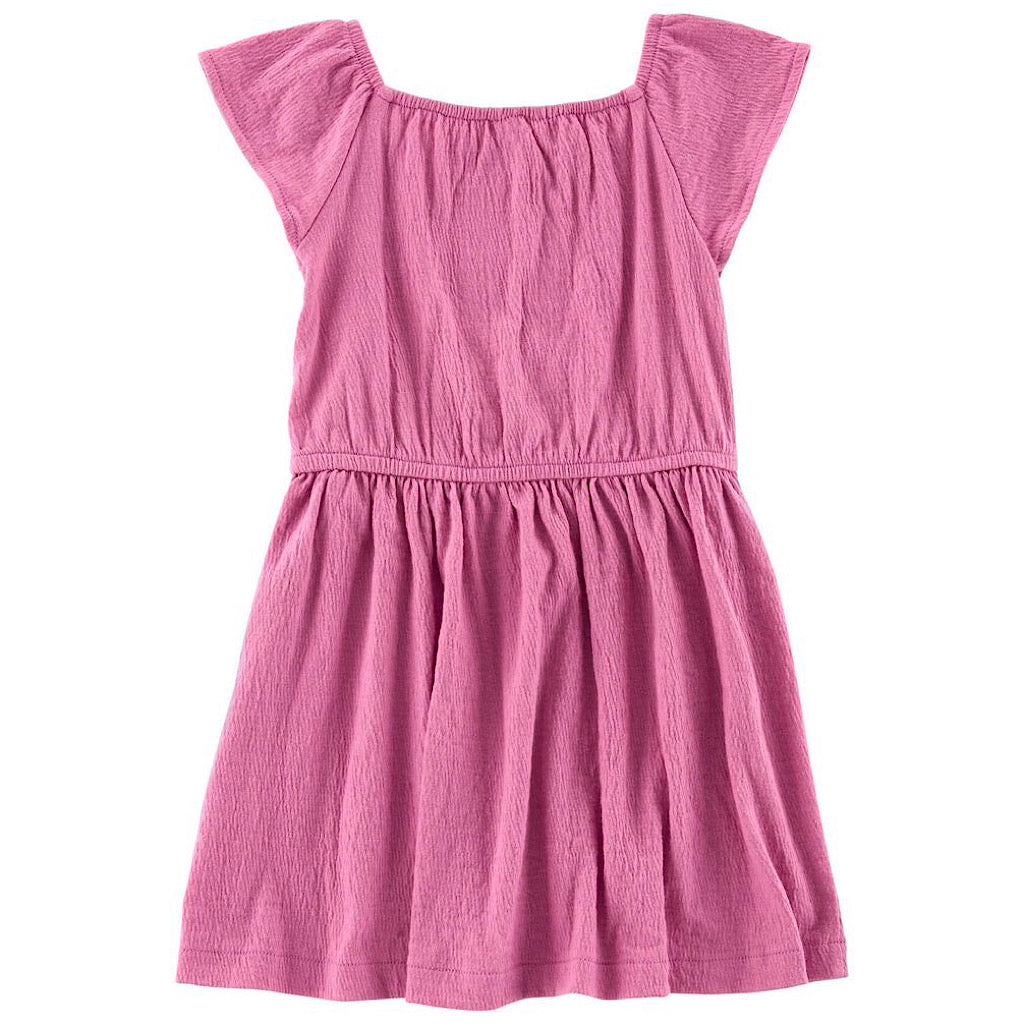 Vestido Oshkosh rosa para niña preescolar - JORHELITOS - JORHELITOS