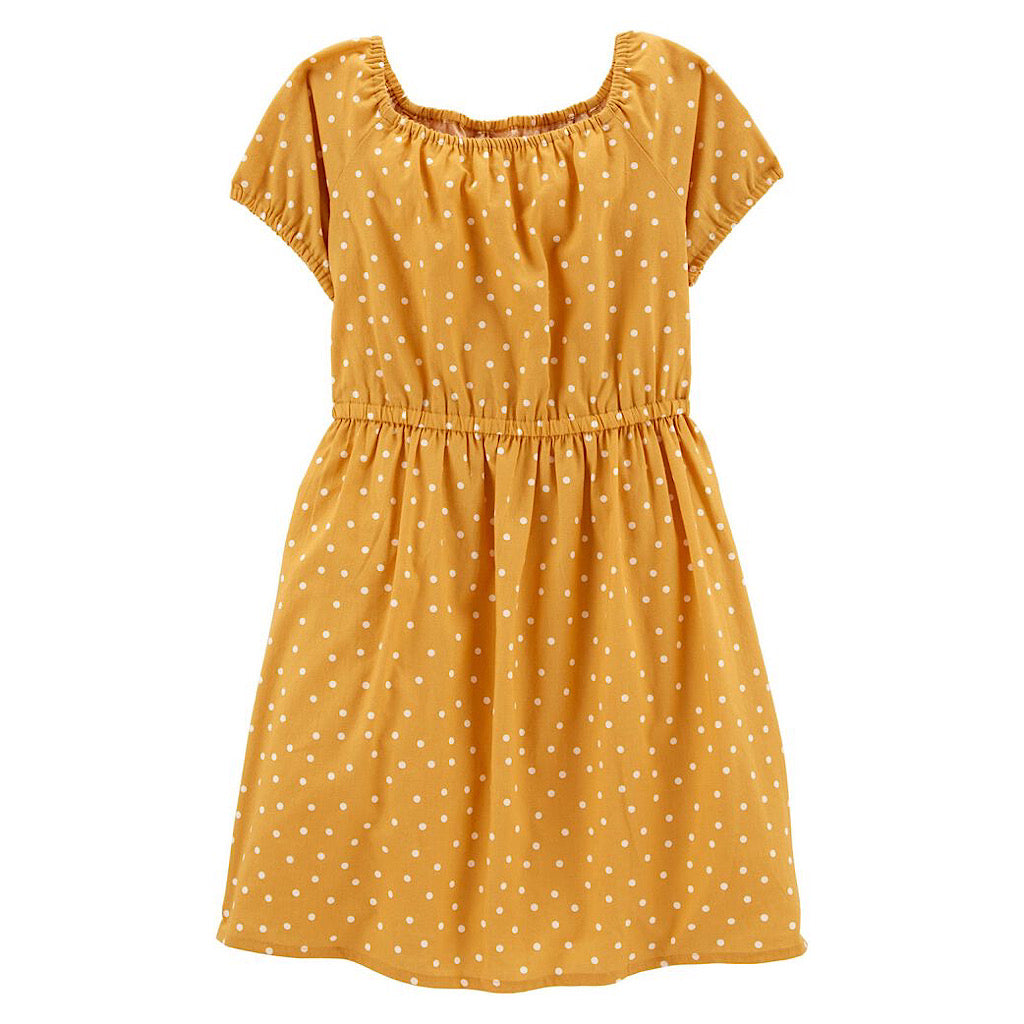 Vestido Oshkosh con peplum para niña - JORHELITOS - JORHELITOS