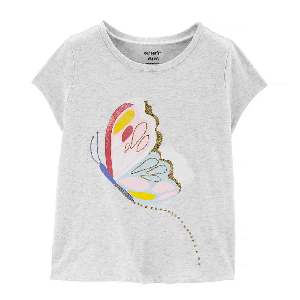 Playera Carter’s mariposa para niña preescolar - JORHELITOS - JORHELITOS