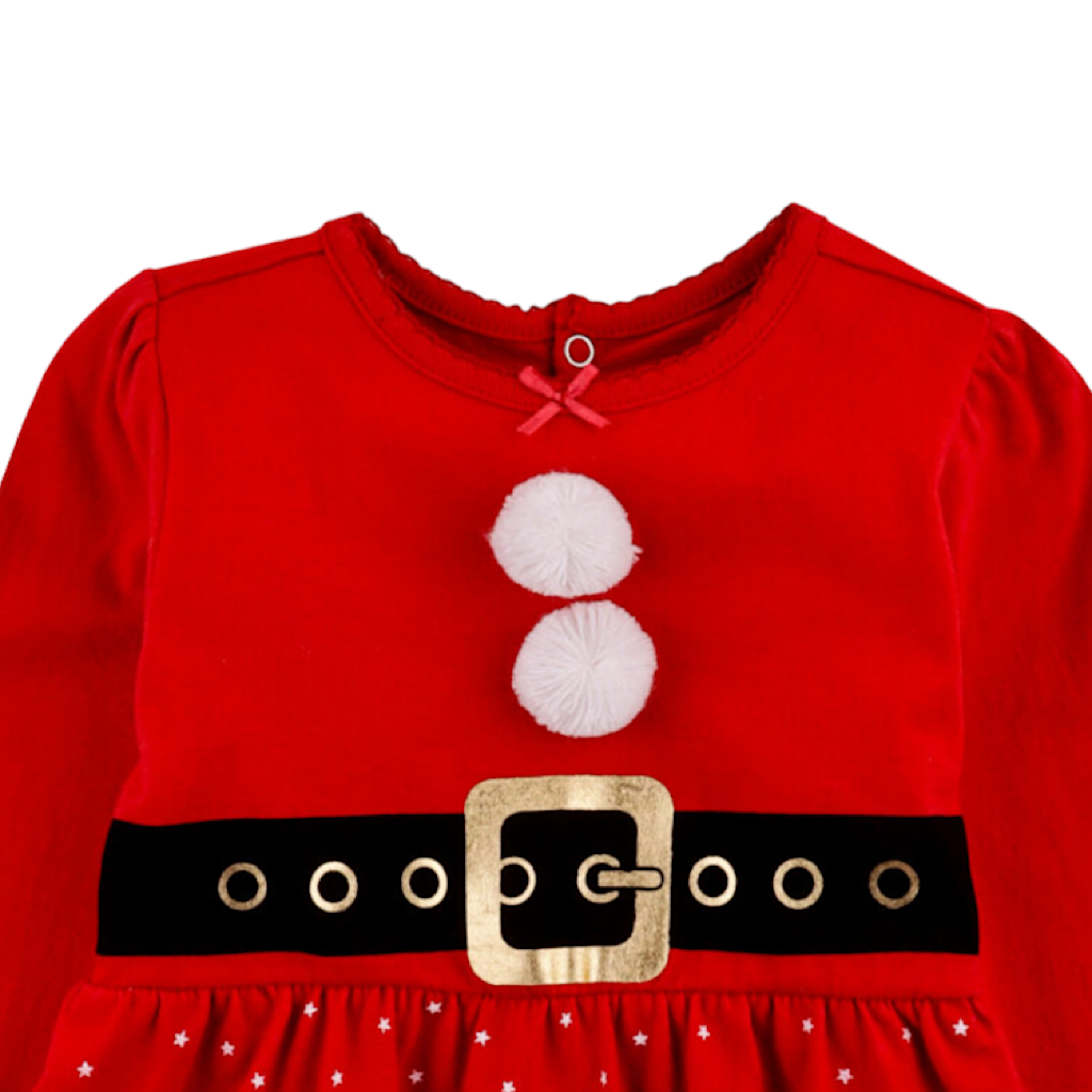 Set de 3 piezas Baby Creysi vestido santa Claus - JORHELITOS - JORHELITOS