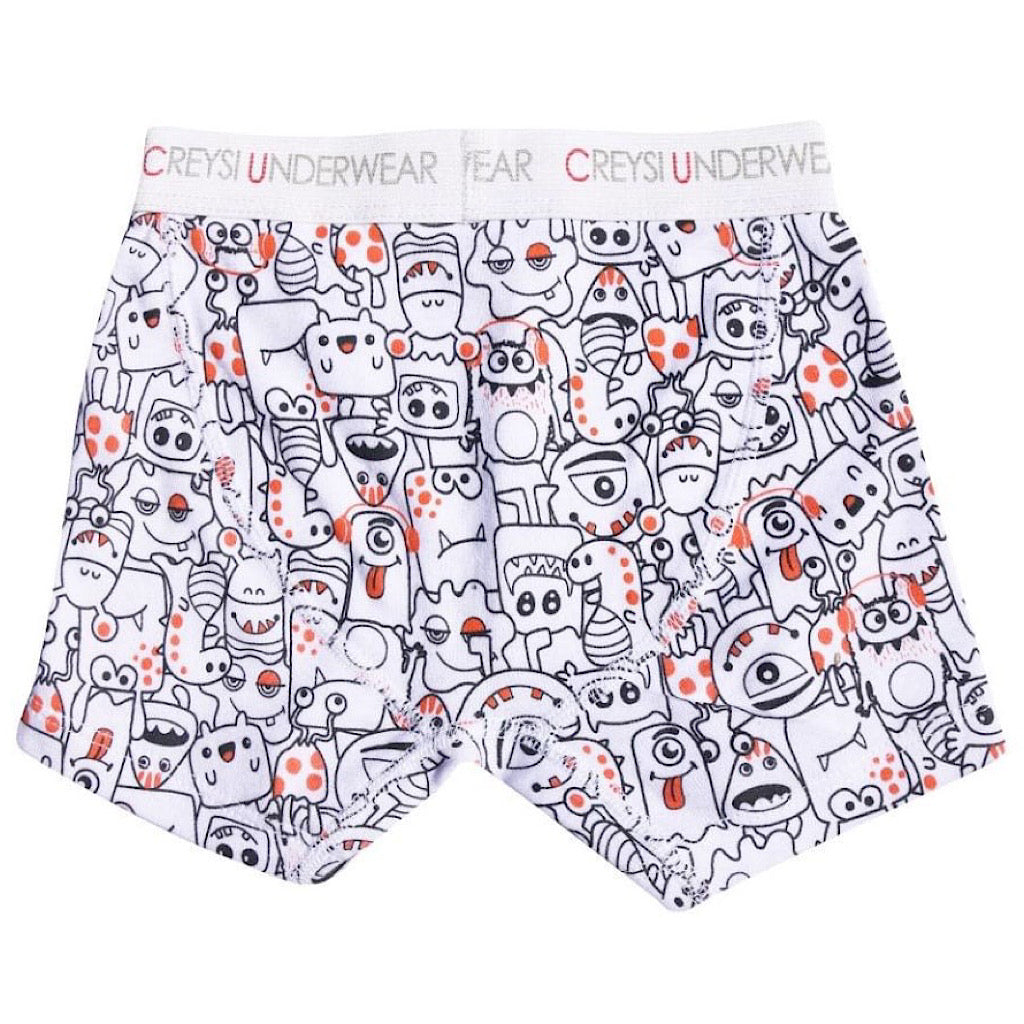 Bóxer Brief Baby Creysi estampado blanco - JORHELITOS - JORHELITOS