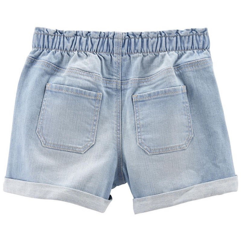 Short Oshkosh mezclilla claro para niña - JORHELITOS - JORHELITOS