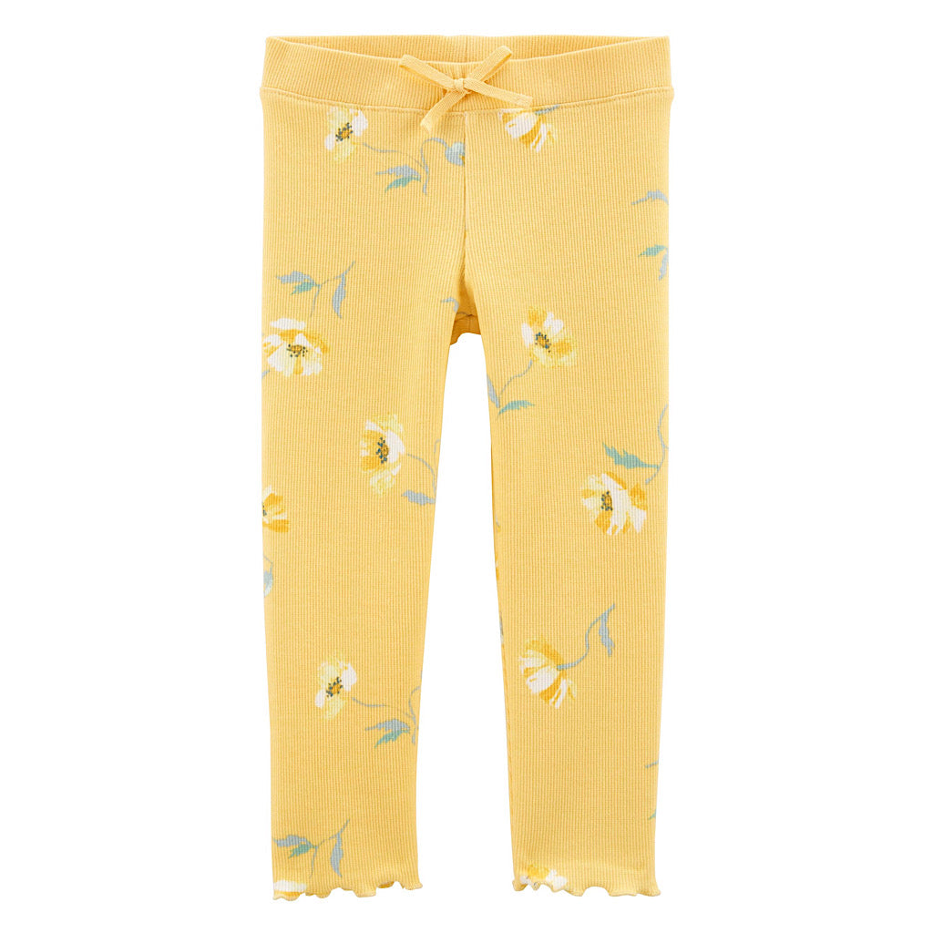 Leggings Oshkosh estampado de flores blancas niña - JORHELITOS - JORHELITOS