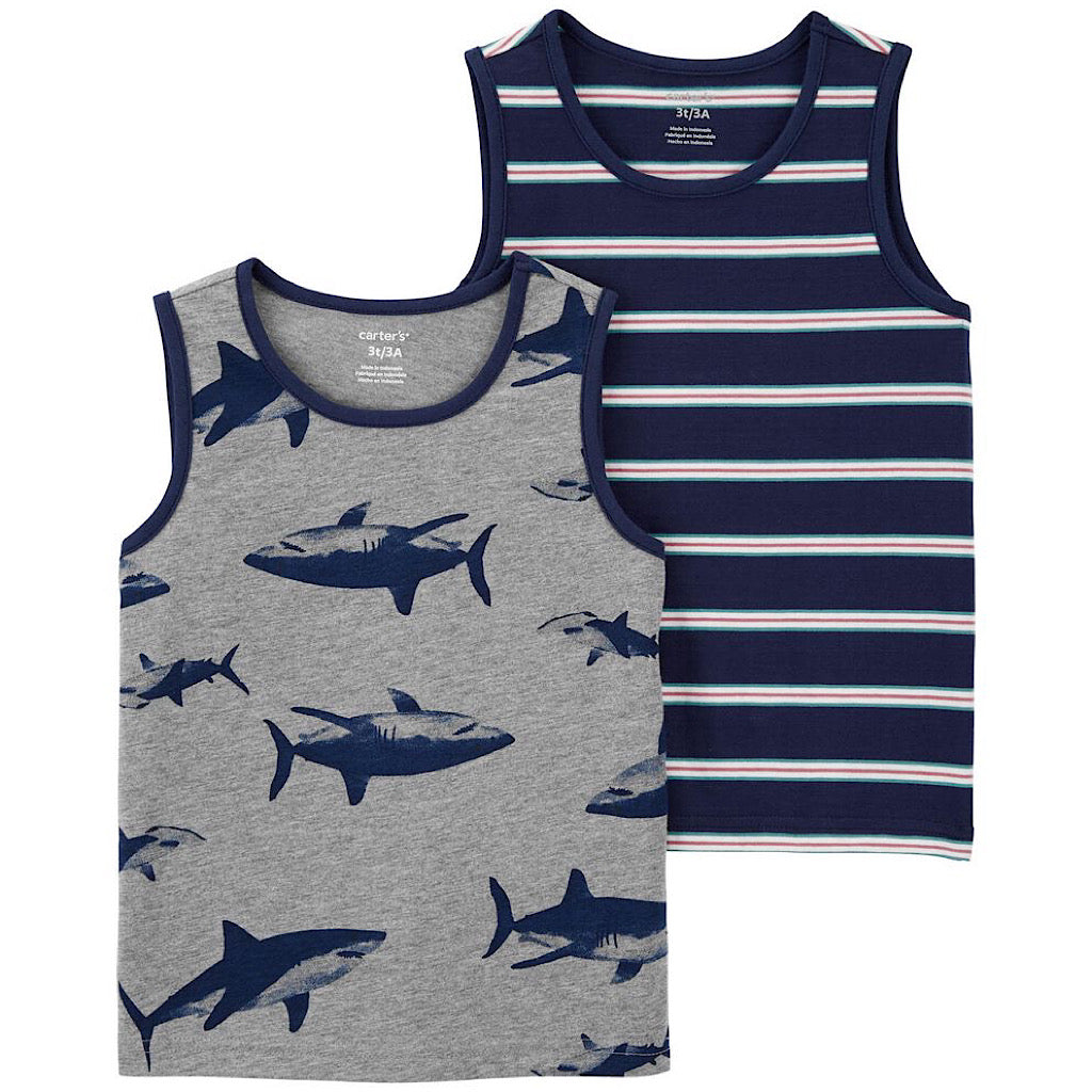 Set playeras Carter’s tiburones niño preescolar - JORHELITOS - JORHELITOS