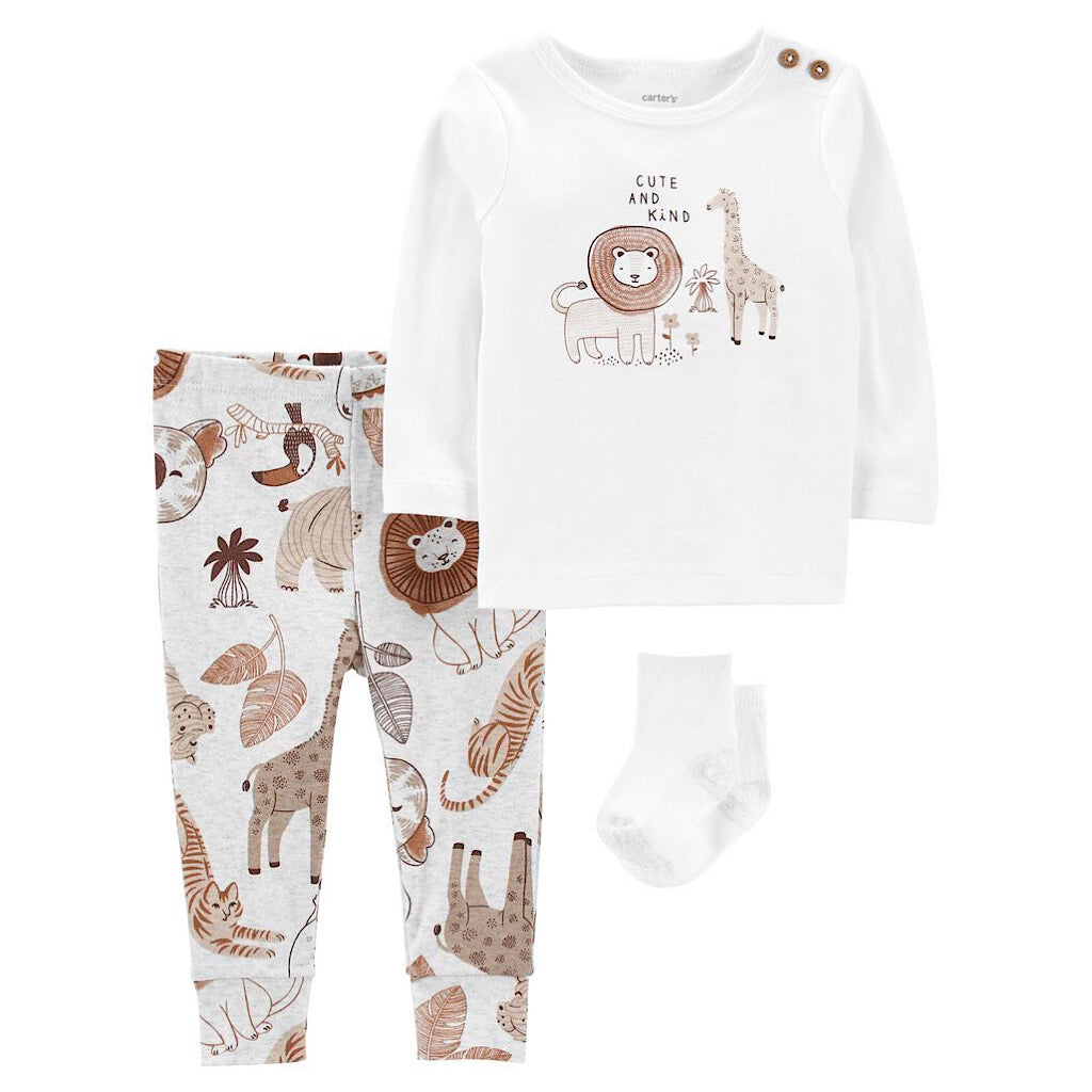 Conjunto Carter’s Safari Animals para bebito - JORHELITOS - JORHELITOS