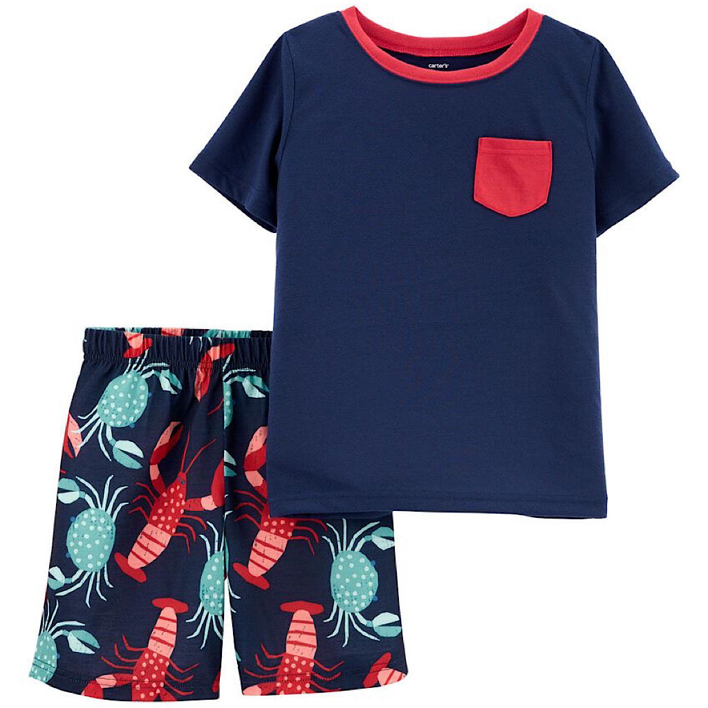 Set pijama Carter’s 2 piezas langosta para niño - JORHELITOS - JORHELITOS