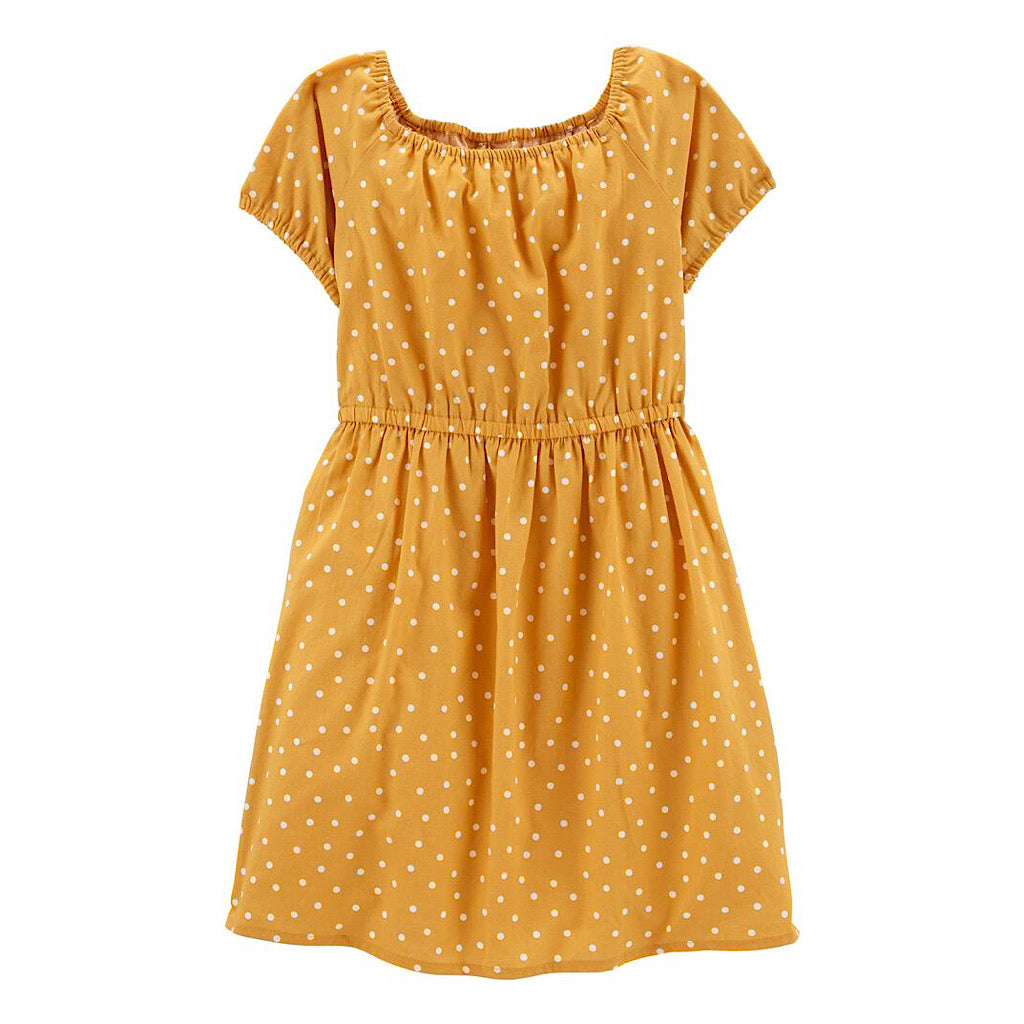 Vestido Oshkosh con peplum para niña - JORHELITOS - JORHELITOS