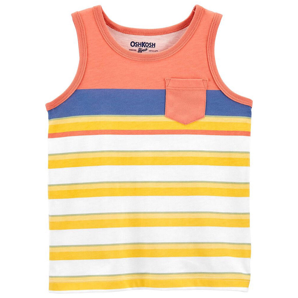 Playera Oshkosh sin manga amarilla niño preescolar - JORHELITOS - JORHELITOS