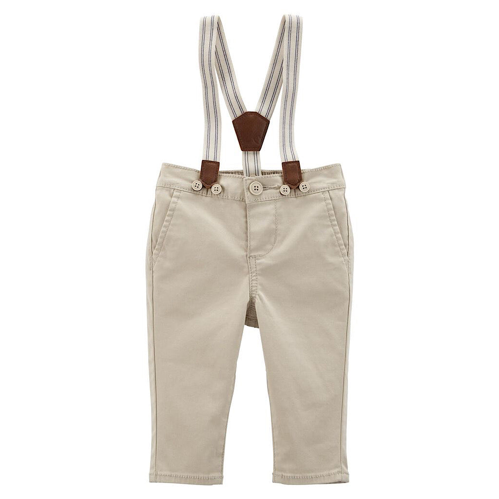 Pantalón con tirantes Oshkosh para bebé - JORHELITOS - JORHELITOS