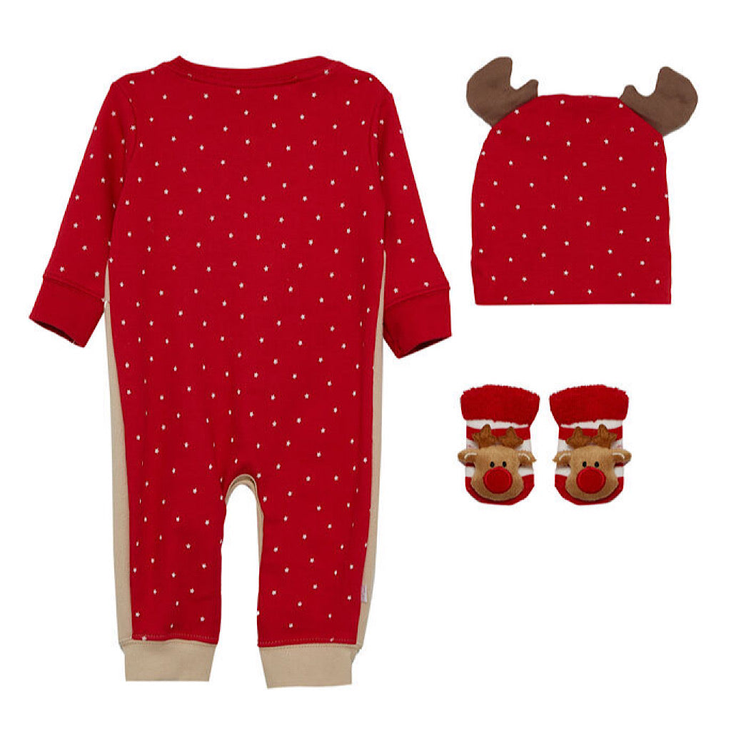 Set estampado de reno navideño Baby Creysi unisex - JORHELITOS - JORHELITOS