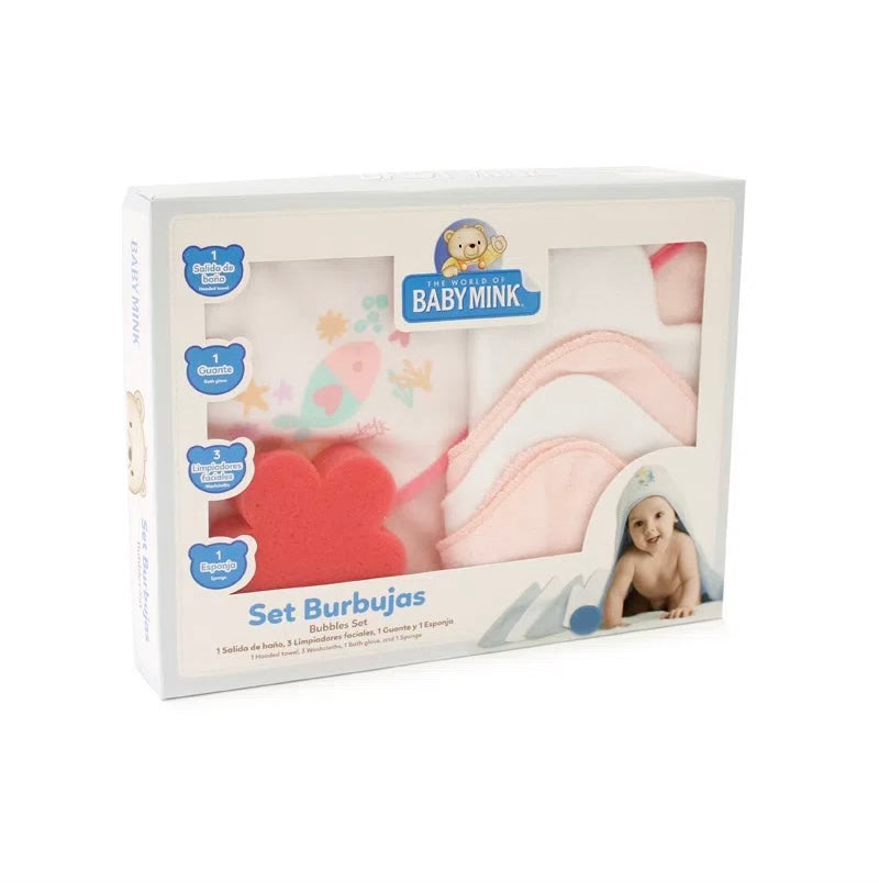 Set de toalla facial Baby Mink para bebé