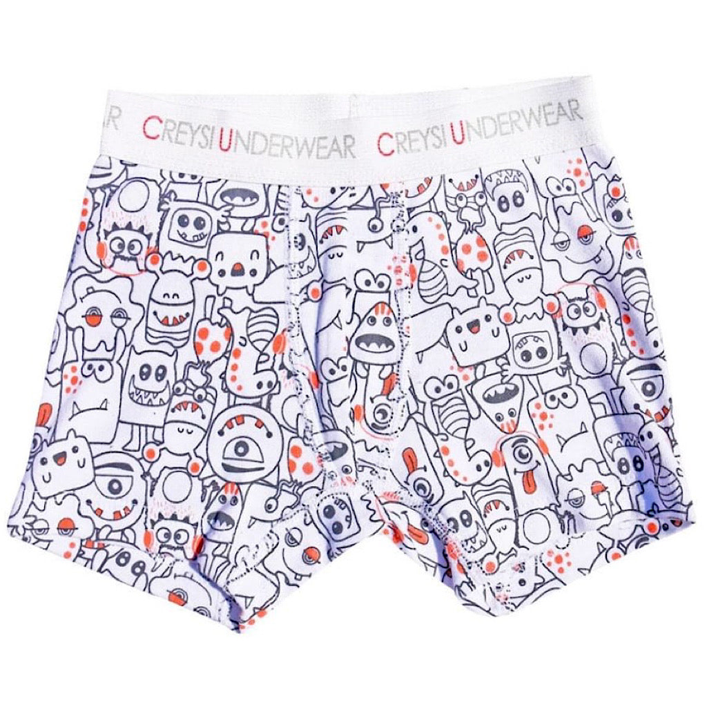 Bóxer Brief Baby Creysi estampado blanco - JORHELITOS - JORHELITOS