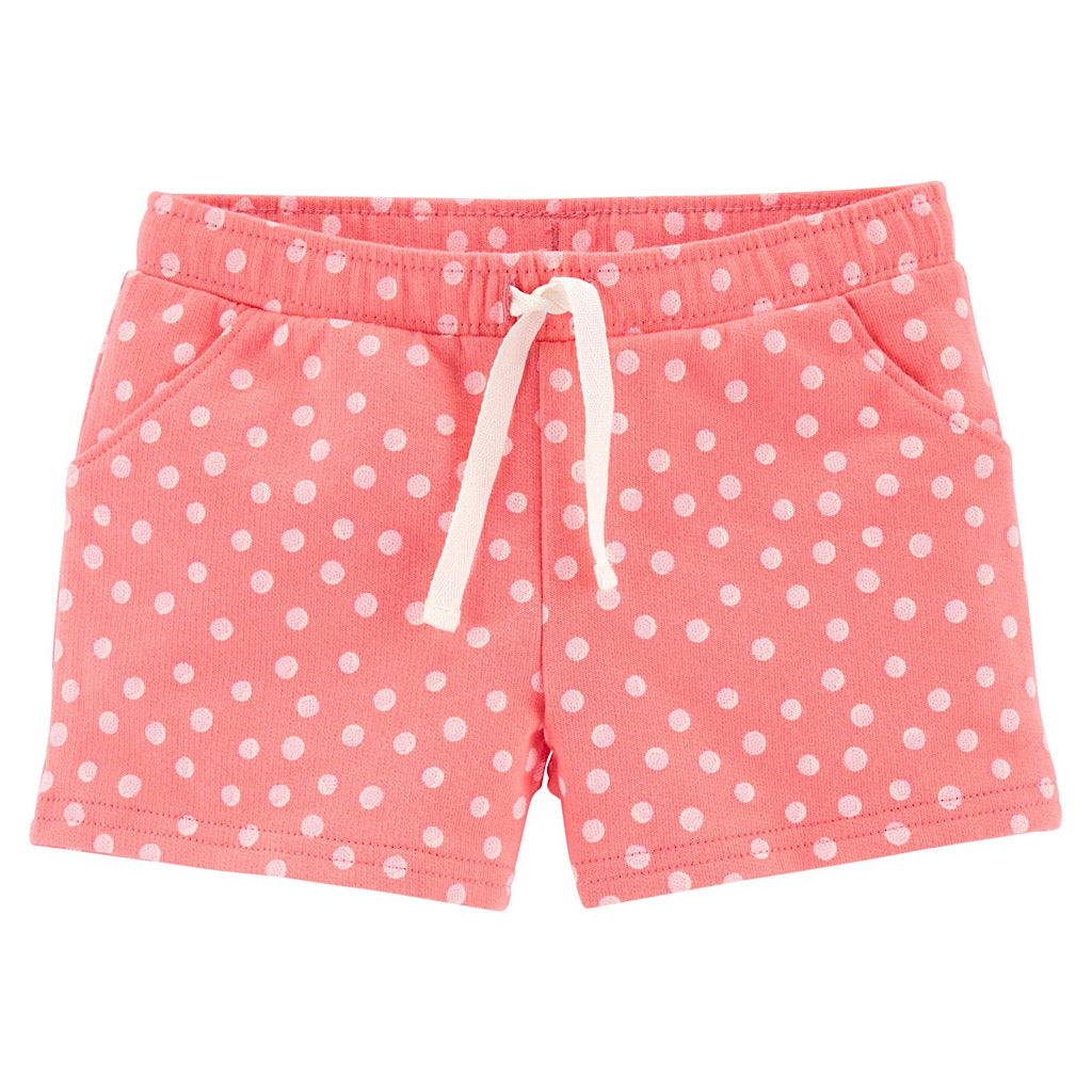 Short Carter’s coral bolitas blancas niña preescolar - JORHELITOS - JORHELITOS