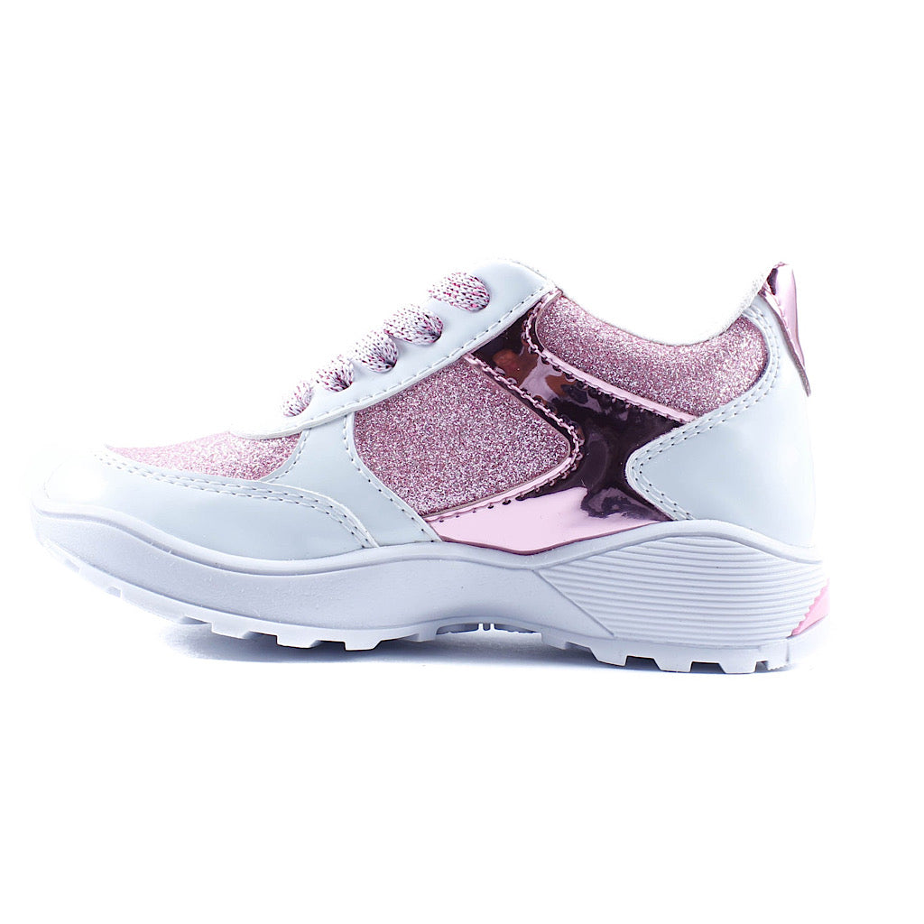 Tenis Bubble Gummers Madonna rosa blanco niña - JORHELITOS - JORHELITOS