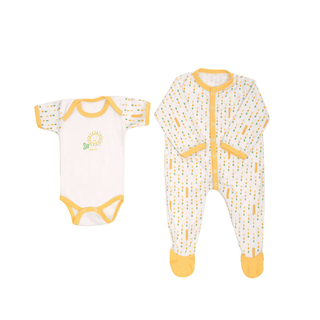 Coordinado mameluco Baby Mink amarillo - JORHELITOS - JORHELITOS