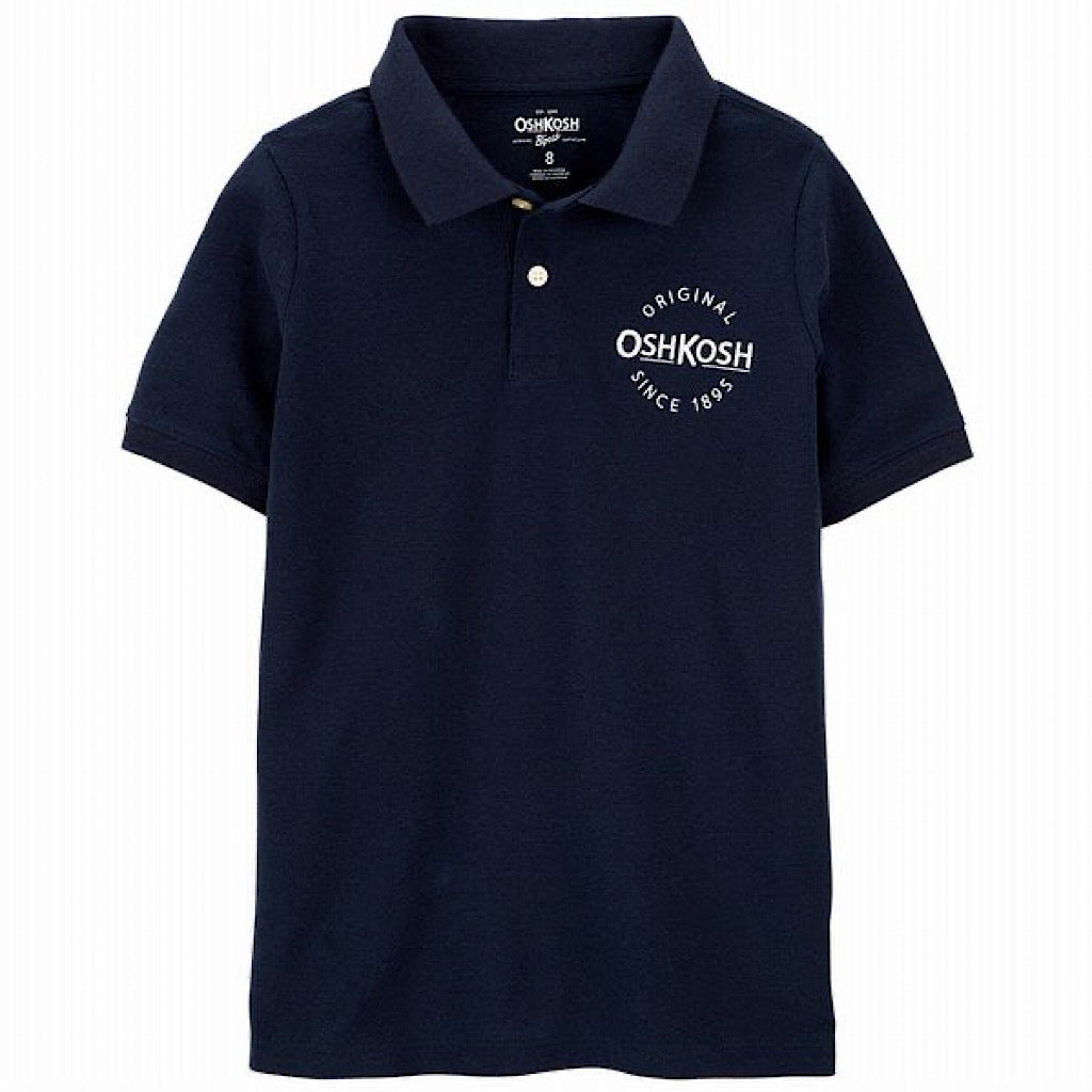 Playera Oshkosh azul tipo polo - JORHELITOS - JORHELITOS