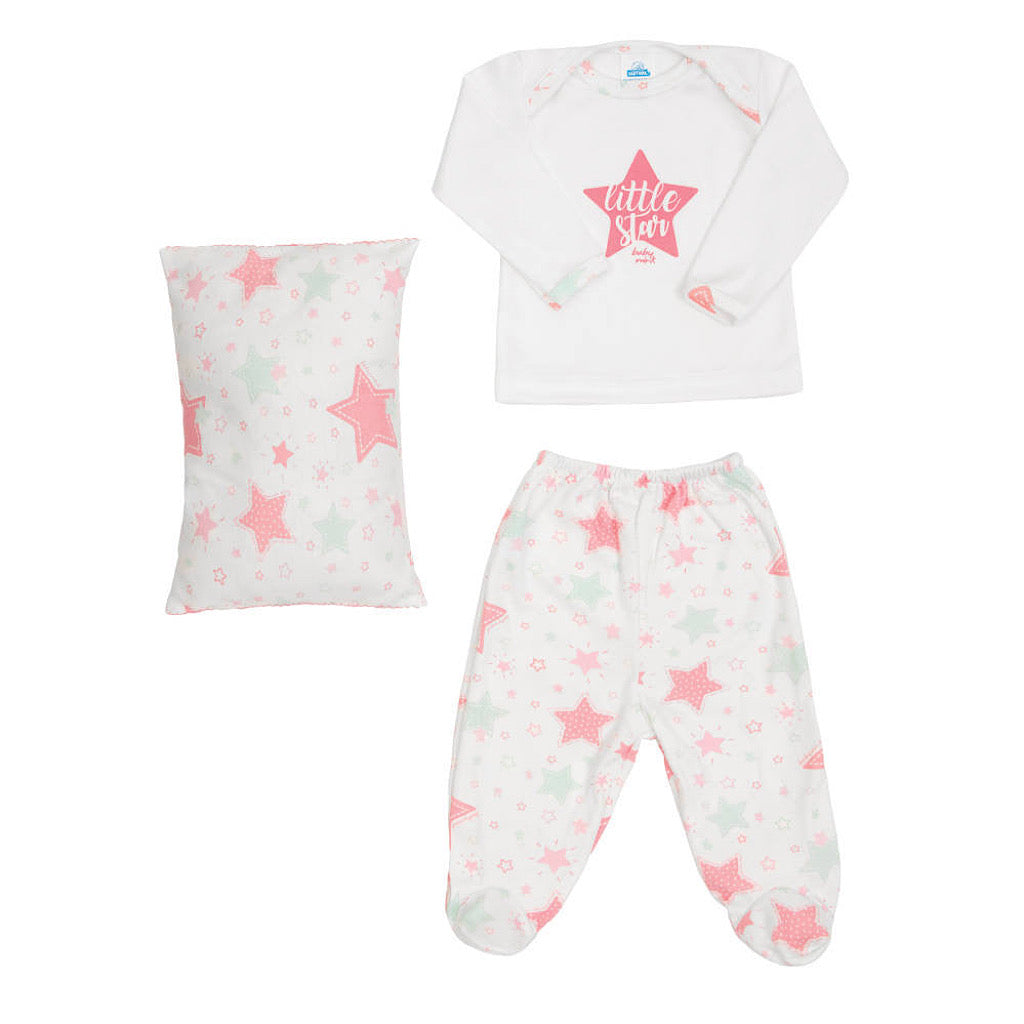 Pijamink glow in the darck Baby Mink rosa - JORHELITOS - JORHELITOS