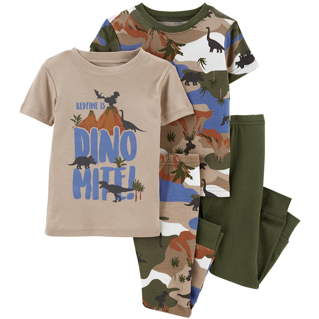 Set de pijama Carter’s diseño dinosaurios para niño - JORHELITOS - JORHELITOS