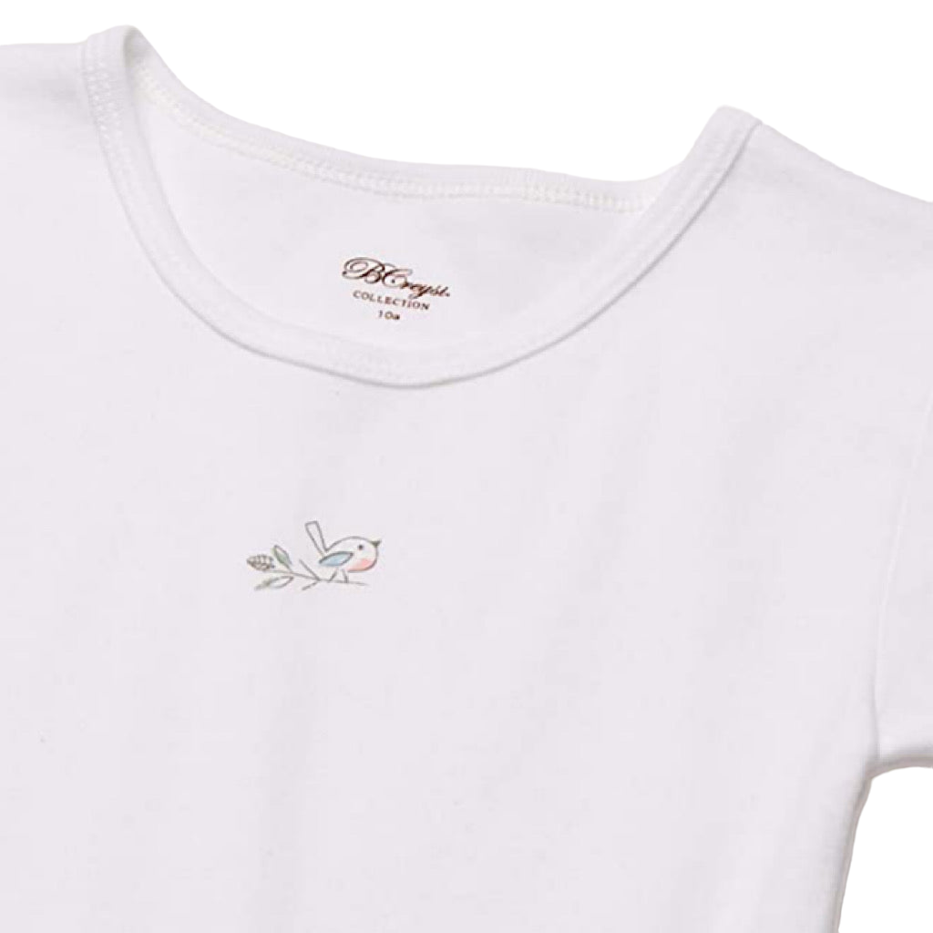 Camiseta Baby Creysi blanca pajarito niña - JORHELITOS - JORHELITOS