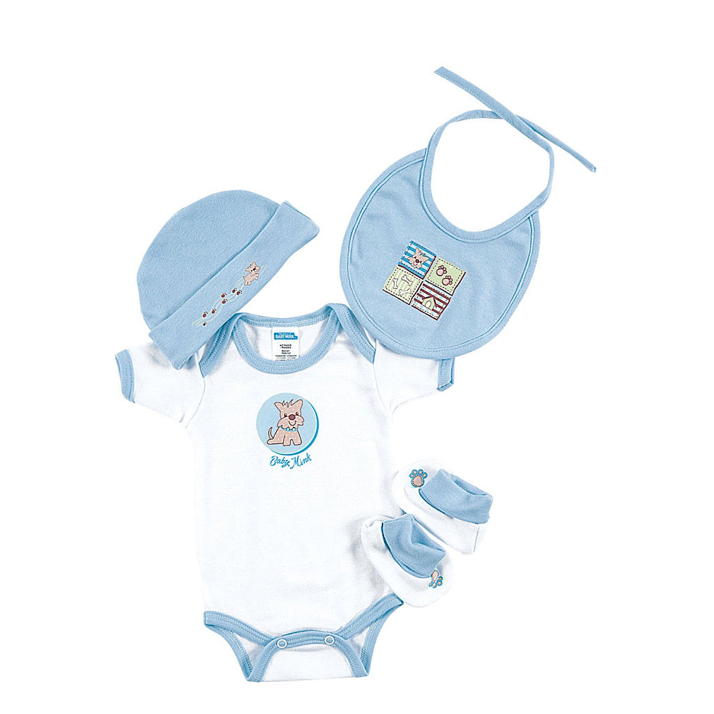 Kit paseo Baby Mink azul - JORHELITOS - JORHELITOS