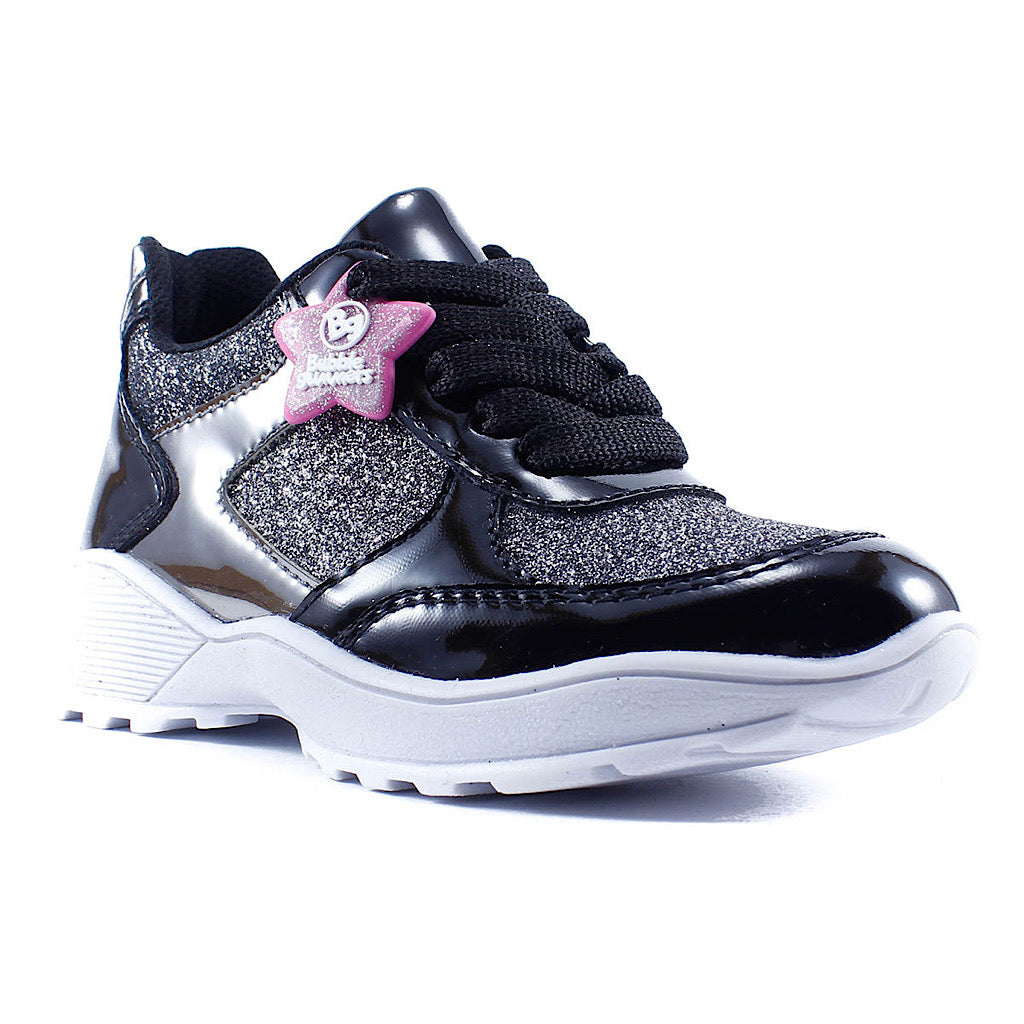 Tenis Bubble Gummers Madonna negro plata niña - JORHELITOS - JORHELITOS