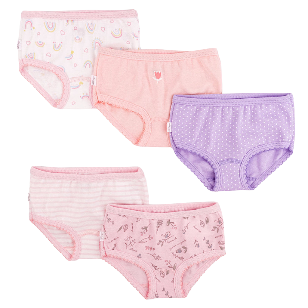 Set 5 pantaletas Baby Creysi multicolor para niña - JORHELITOS - JORHELITOS