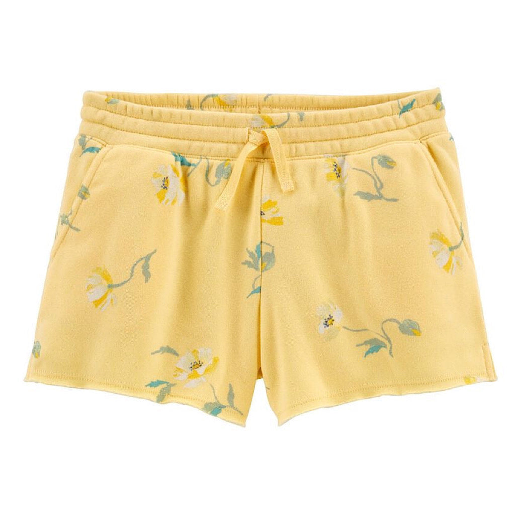 Short Oshkosh floral amarillo para niña - JORHELITOS - JORHELITOS