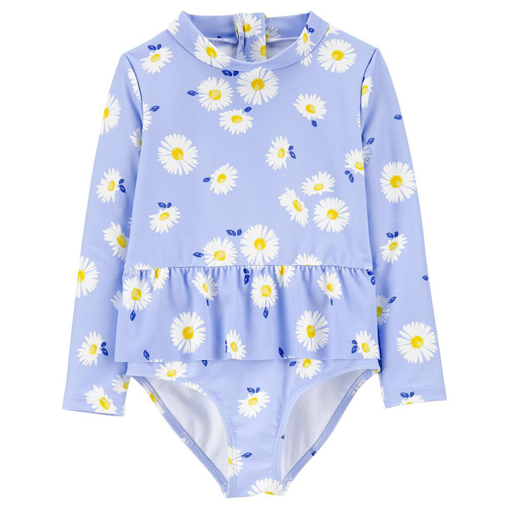 Traje de baño Carter’s completo floral niña preescolar - JORHELITOS - JORHELITOS