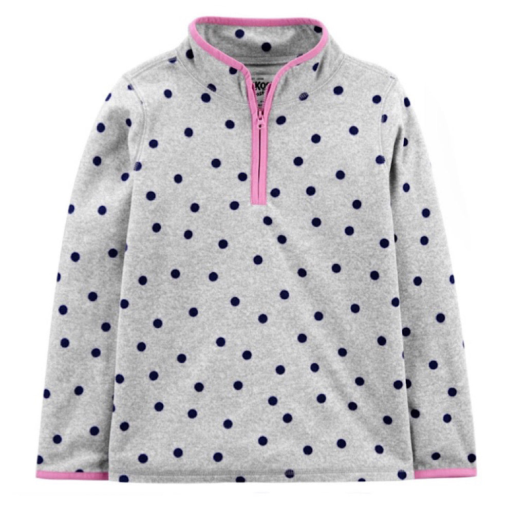 Sudadera Oshkosh microfleece lunares niña - JORHELITOS - JORHELITOS