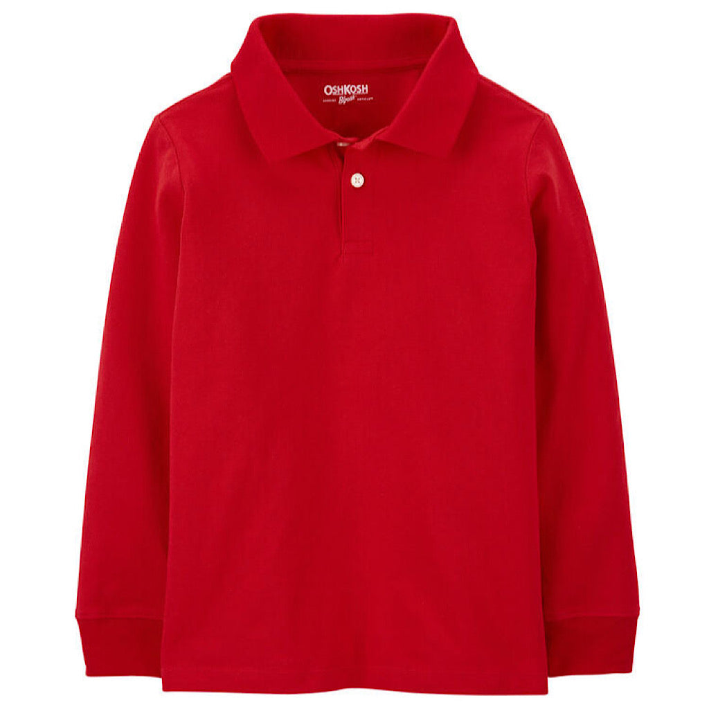 Playera Oshkosh polo roja para niño preescolar - JORHELITOS - JORHELITOS