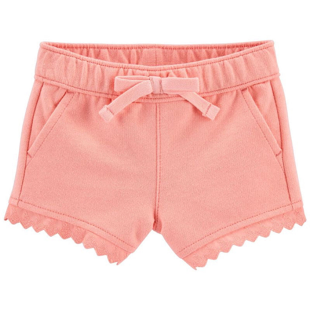 Short Oshkosh french terry coral para niña - JORHELITOS - JORHELITOS