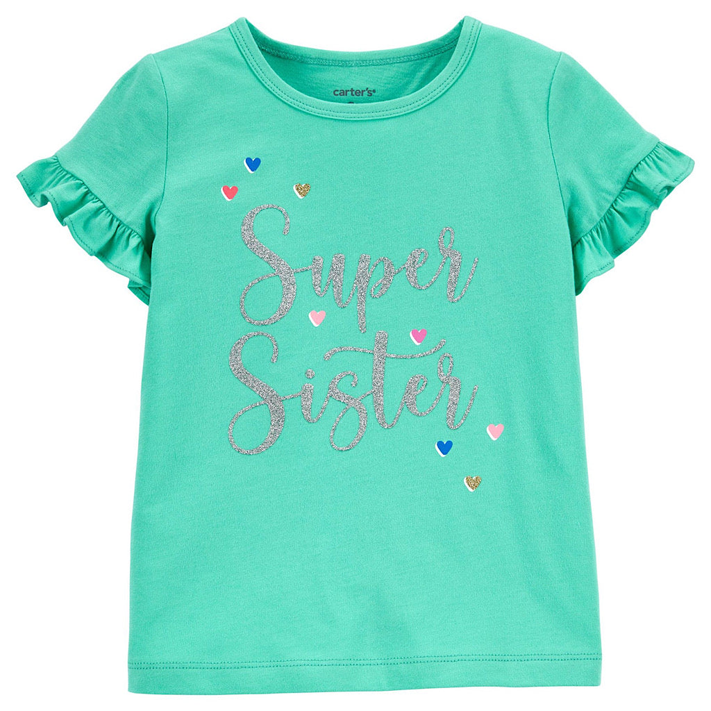 Blusa Carter’s super sister para niña - JORHELITOS - JORHELITOS