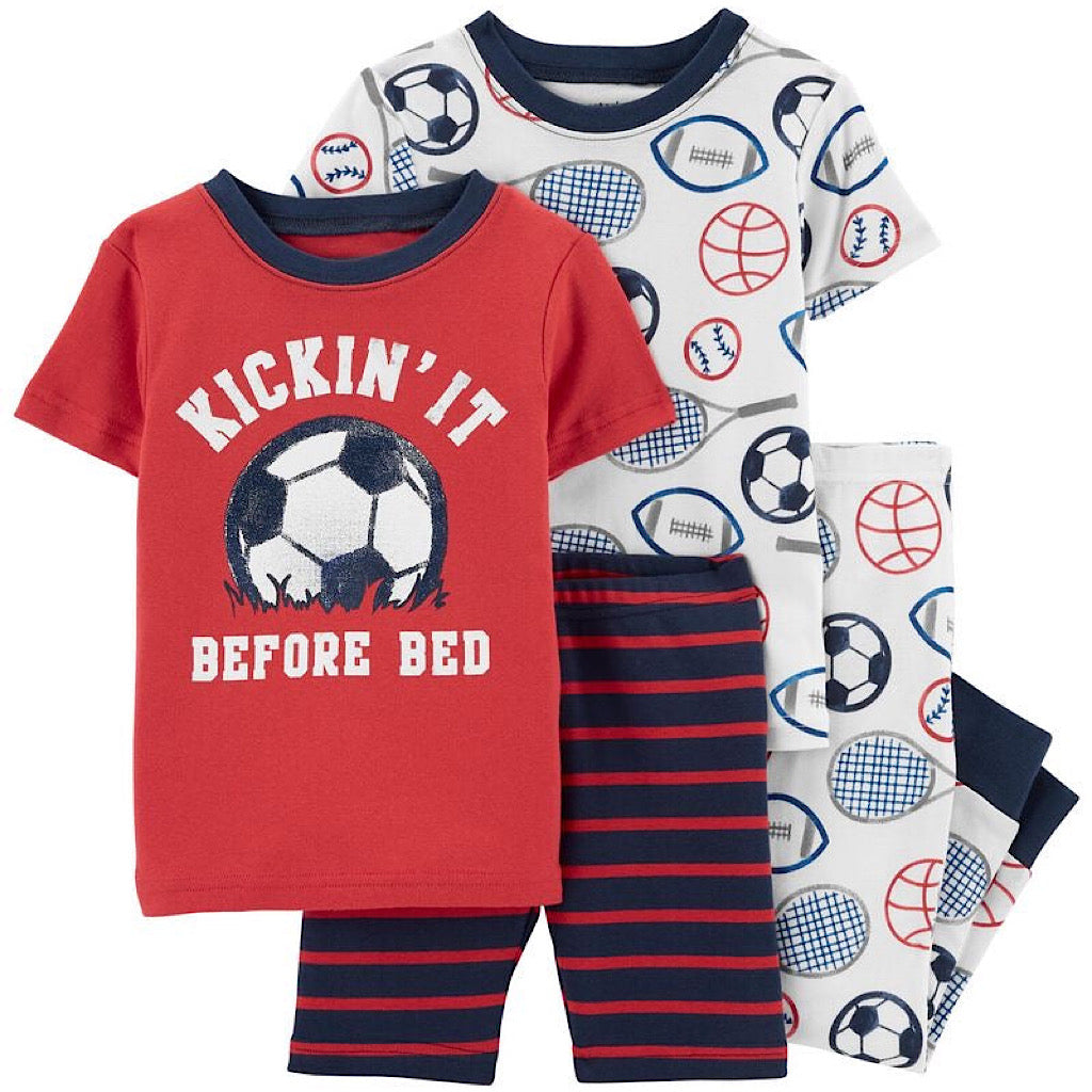 Set de Pijama Carter’s diseño fútbol para bebito - JORHELITOS - JORHELITOS